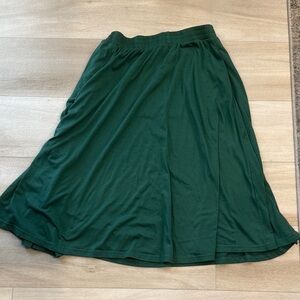SHEIN Forest Green A-Line Skirt
